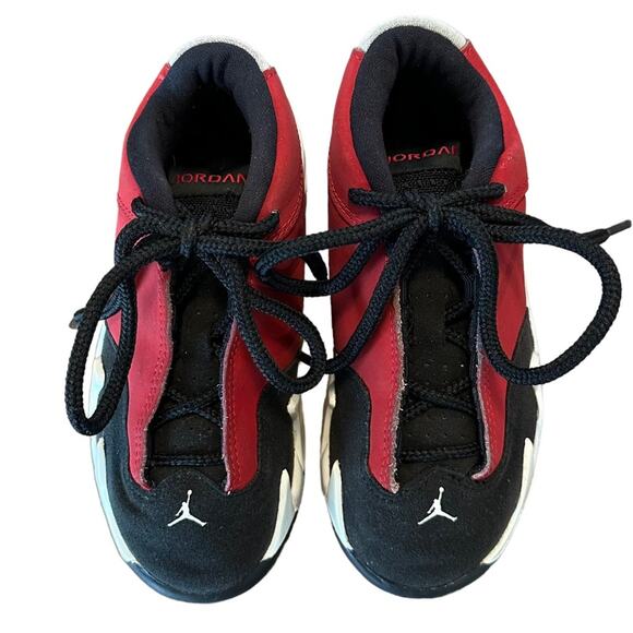 Nike Air Jordan 14 Retro TD Gym Red 312093-006 Toddler Size 10C - Picture 8 of 9